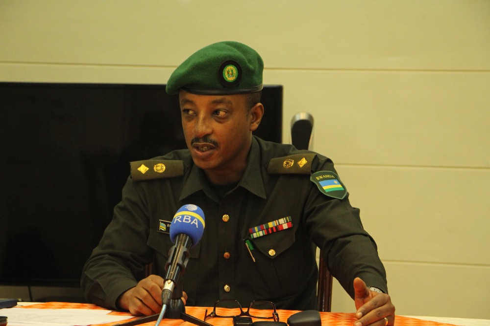 RDF spokesperson Lt Col Rene Ngendahimana