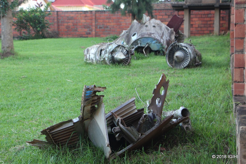 The plane carrying President Juvénal Habyarimana was shot down on the night of April 6, 1994, and was followed by the execution of the Genocide against the Tutsi in Rwanda.