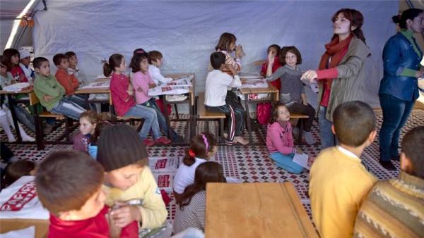 There are 708,000 school-aged Syrian refugee children in Turkey