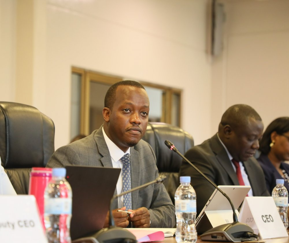 The Director General of RSSB, Regis Rugemanshuro appearing before PAC on Monday 5th September 2022.
