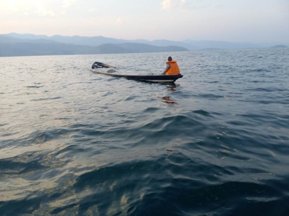 Passengers were rescued from Lake Kivu.