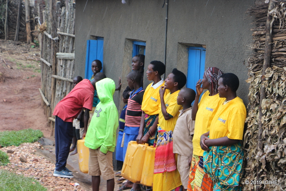 Residents were happy to see water facilities launched nearby their residence