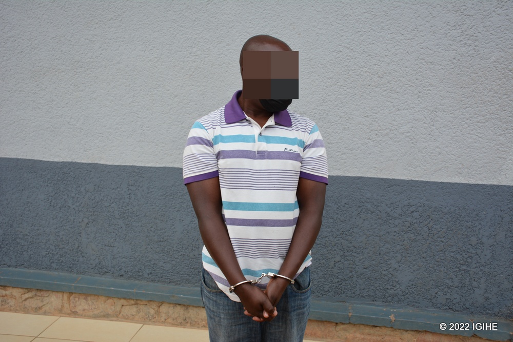 The suspect hails from Boneza sector in Rutsiro district.