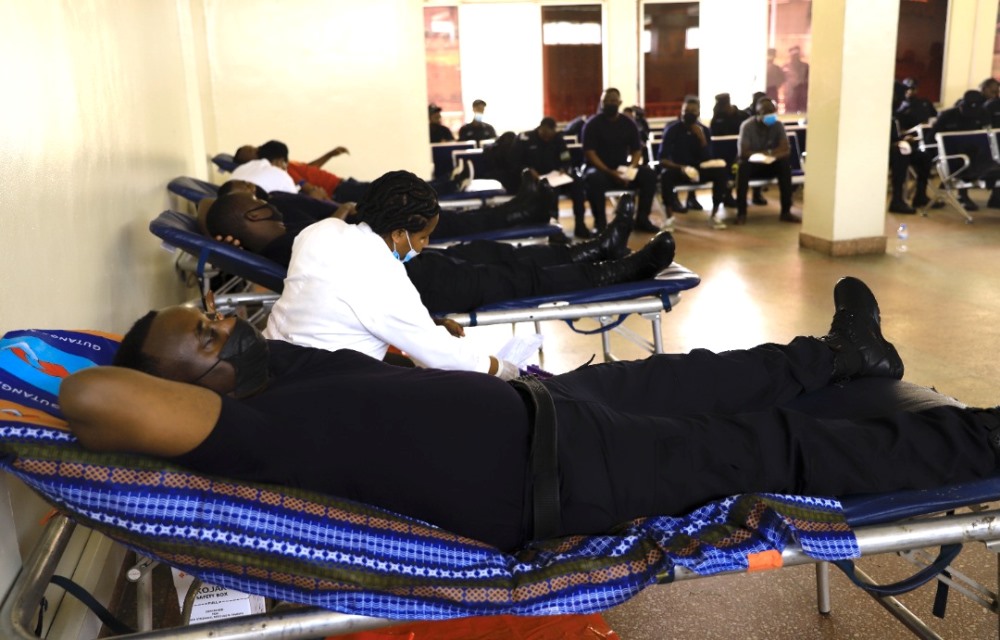 The blood donation exercise took place in different parts of the country.  