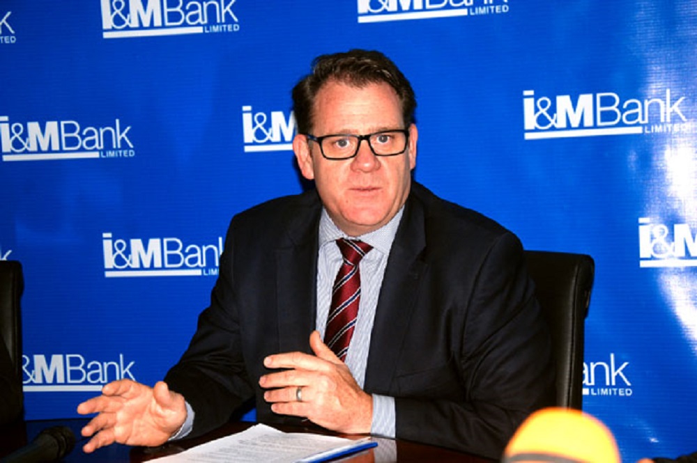 The CEO of I&M Bank, Robin Bairstow.