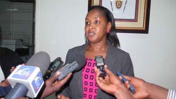 Rose Mary Mbabazi ,the permanent secretary of MYICT