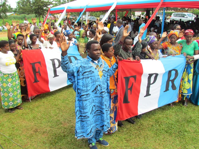 RPF members taking oaths yesterday