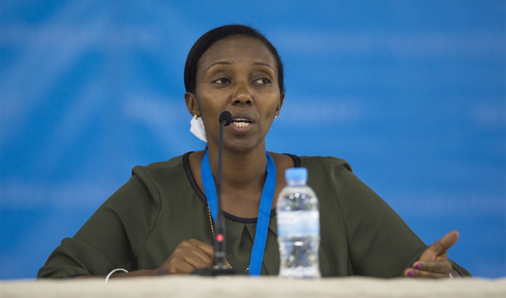 the Director General of REMA, Eng. Colette Ruhamya.