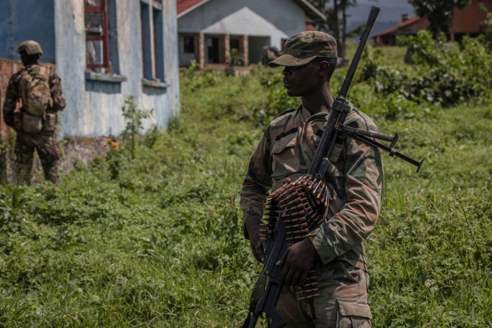 The Rumangabo military base is controlled by AFC/M23 fighters.