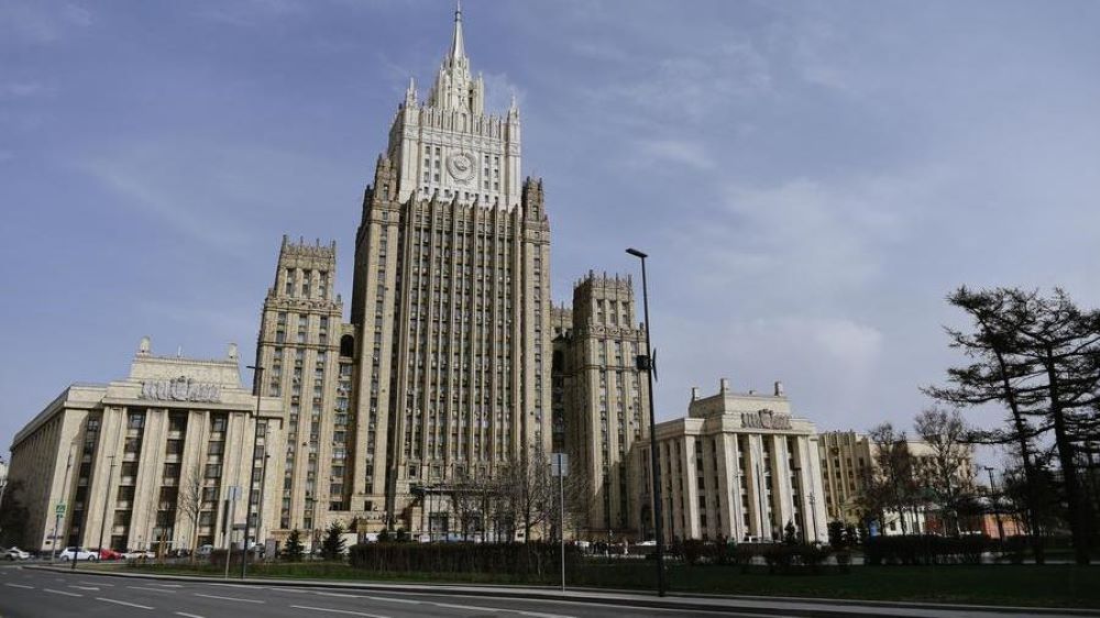 This undated file photo shows the Ministry of Foreign Affairs of Russia in Moscow. (PHOTO / XINHUA)