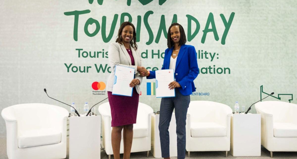Rwanda Development Board (RDB) has announced a partnership with the Mastercard Foundation under the Hanga Ahazaza initiative at a World Tourism Day event.