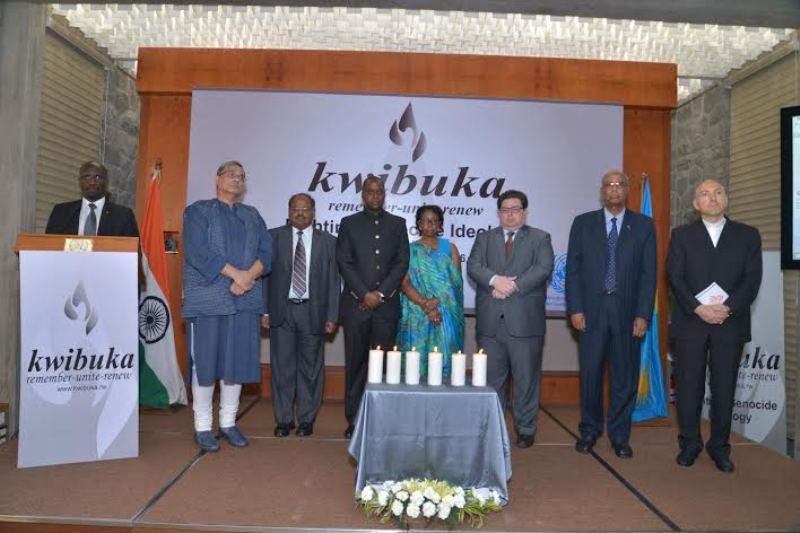 Rwandans living in New Delhi, India’s capital, diplomats and various officials of Indian government and Rwandan friends yesterday commemorated 1994 genocide perpetrated against Tutsi