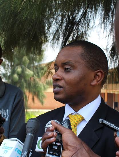 The state Minister in charge of Primary and Secondary schools Rwamukwaya Olivier