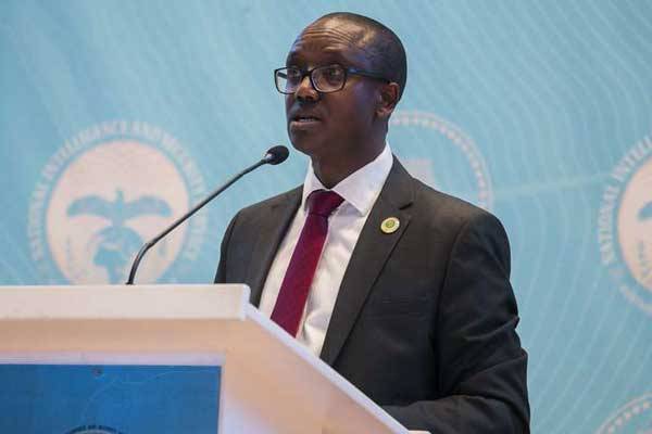 Brig-Gen Joseph Nzabamwita, the secretary-general of the National Intelligence and Security Service of Rwanda