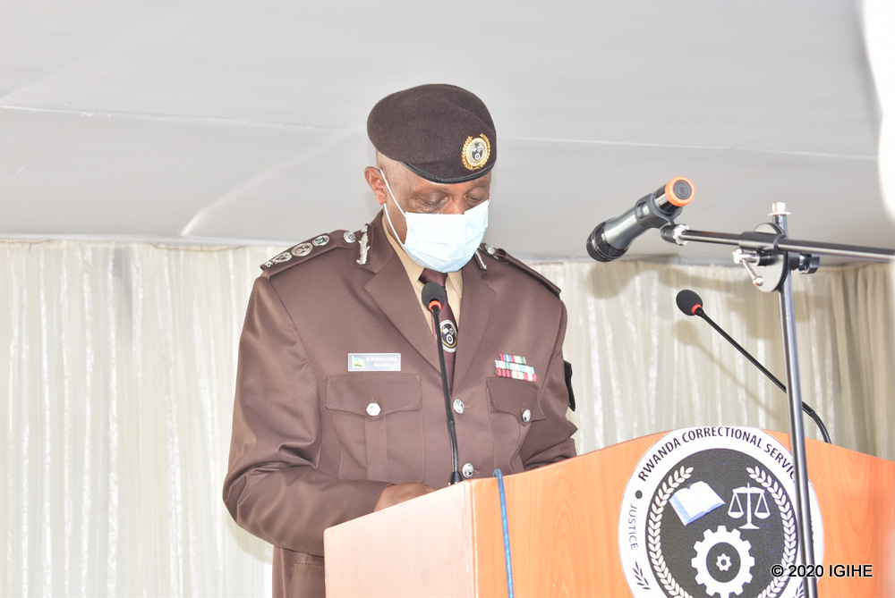 RCS Commissioner General, CG George Rwigamba explained that the institution has over the past ten years achieved a lot including expansion of prisons.