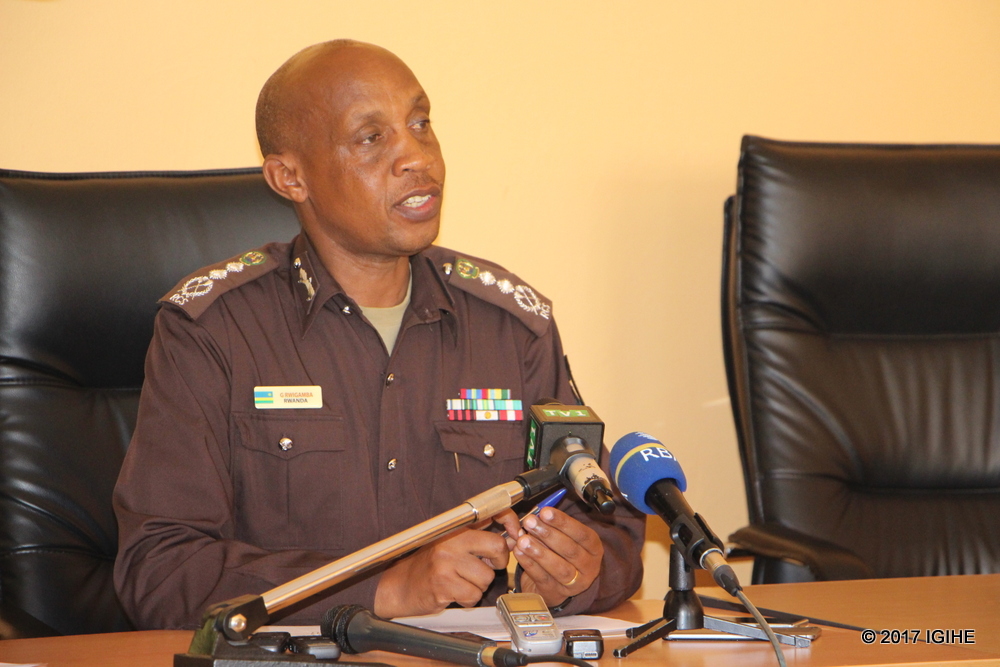 The Commissioner General for RCS, CGP George Rwigamba