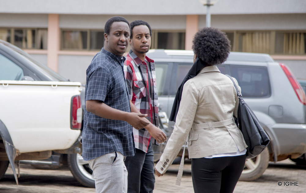 Anne Rwigara, the co-accused who was granted bail and brothers