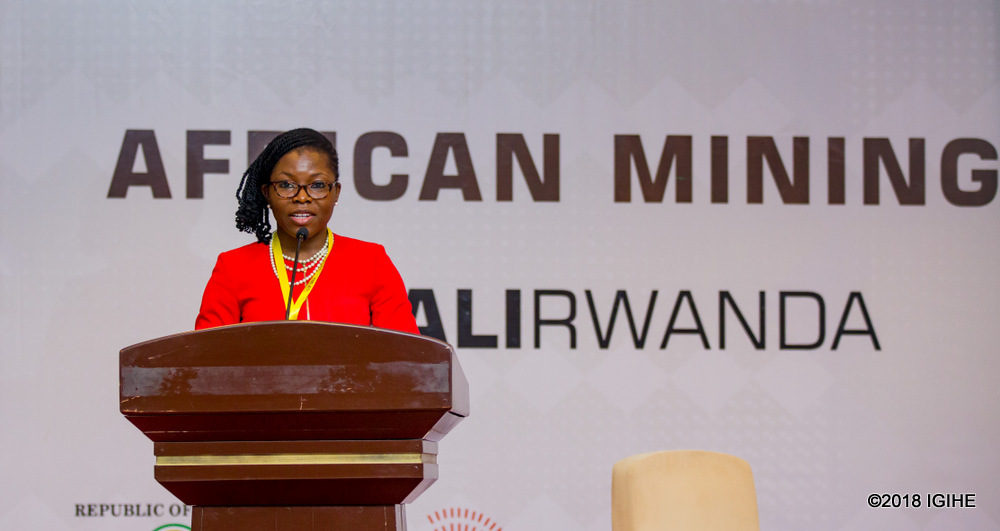 The World Bank Group Senior Counsel, Legal Vice Presidency, Nneoma Veronica Nwogu who piloted the launch of the African Mining Legislation Atlas project, gave a short introduction on the project