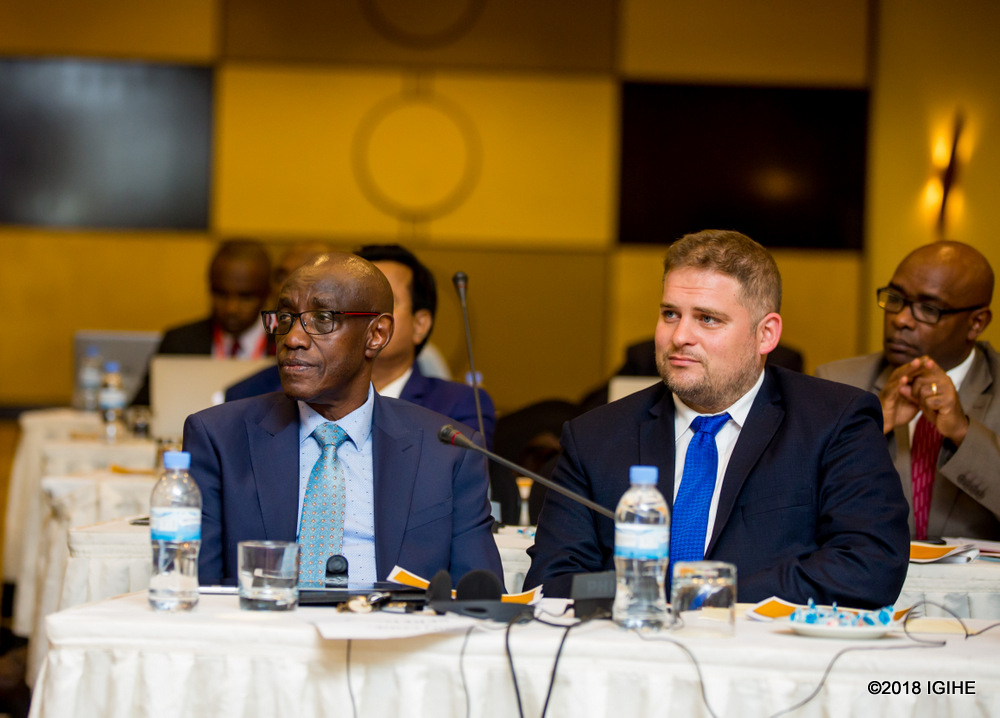Philibert Afrika - Co-Founder and Managing Director at the University of Kigali with Grégoire L. Piller, Director, University Relations & Partnerships at UoK