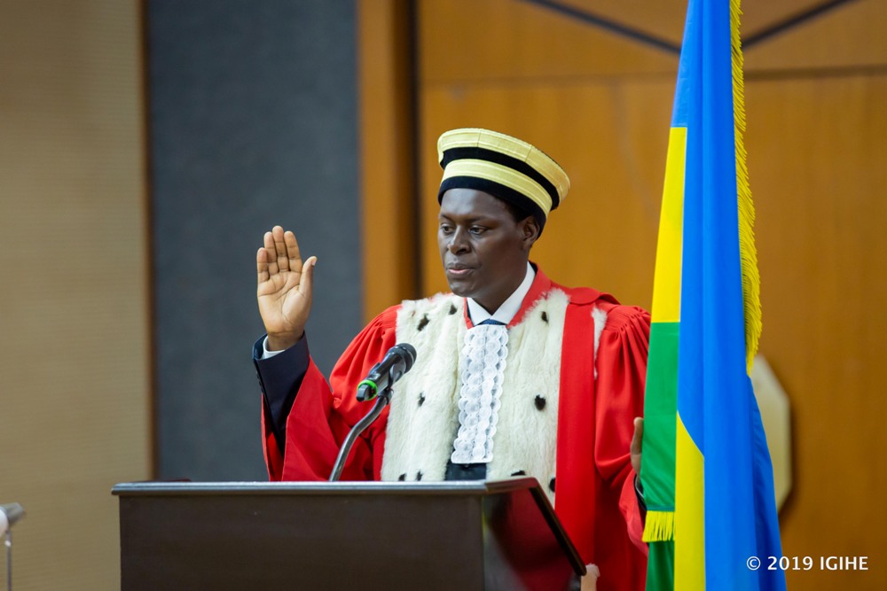  Dr. Ntezilyayo Faustin was appointed Chief Justice