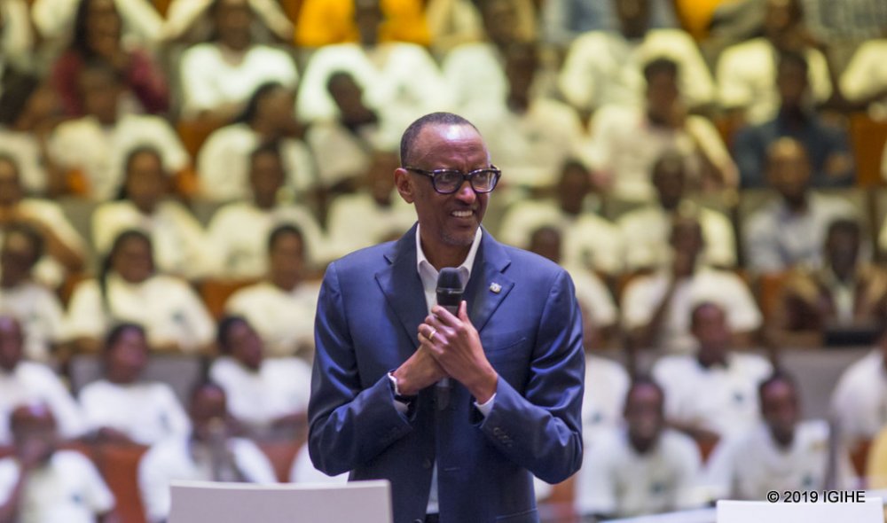 The President advised the youth to develop the mindset of doing things right other than striving to impress anybody.