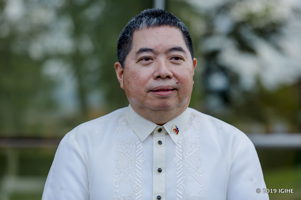 Ambassador Alex G. Chua representing the Republic of the Philippines