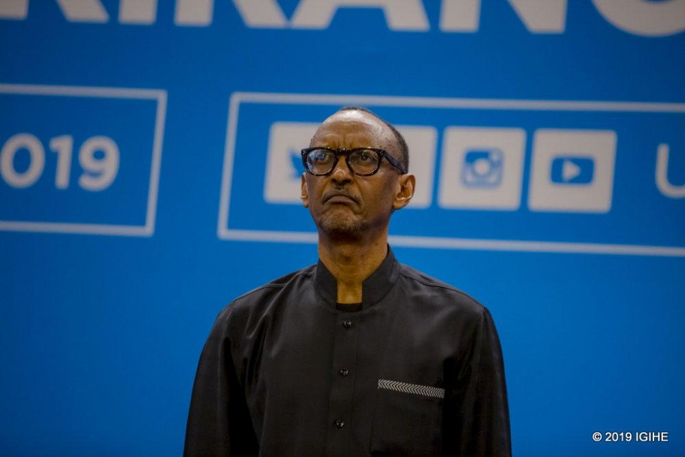 President Kagame commended the role women have played in the development of Rwanda over the past two decades and urged them to keep being the pillars of growth.