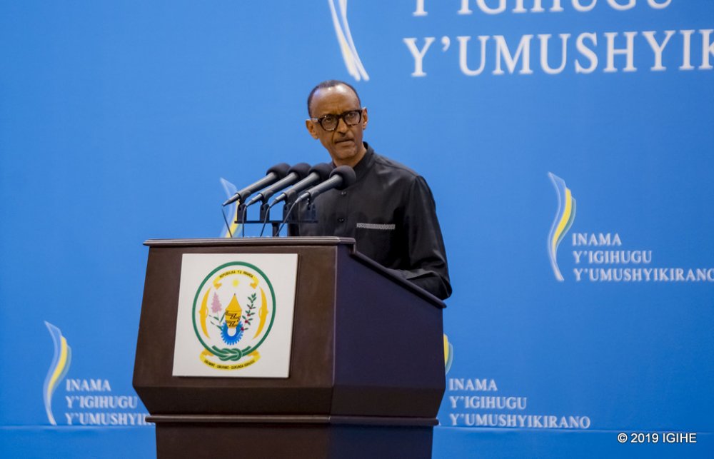 President Kagame started the dialogue with the State of the Nation address thanking everyone for the role they have played in the development of the country.