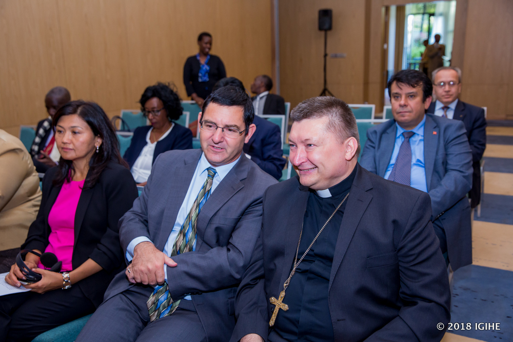 Members of the diplomatic corps in the event