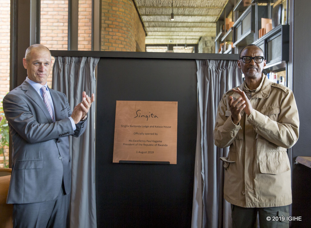 Kagame urged the people in neighborhood of the facility to work hard to meet the demand that the lodge has created in terms of what needs to be consumed.