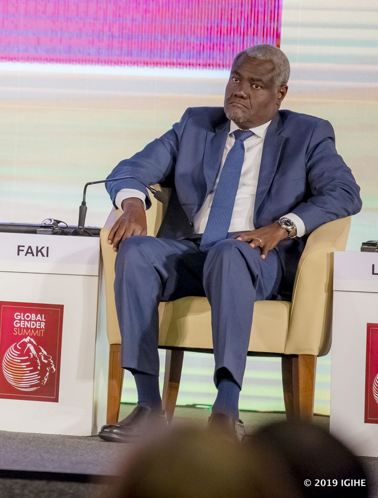 African Union Commission Chairperson Moussa Faki Mahamat attended the opening ceremony