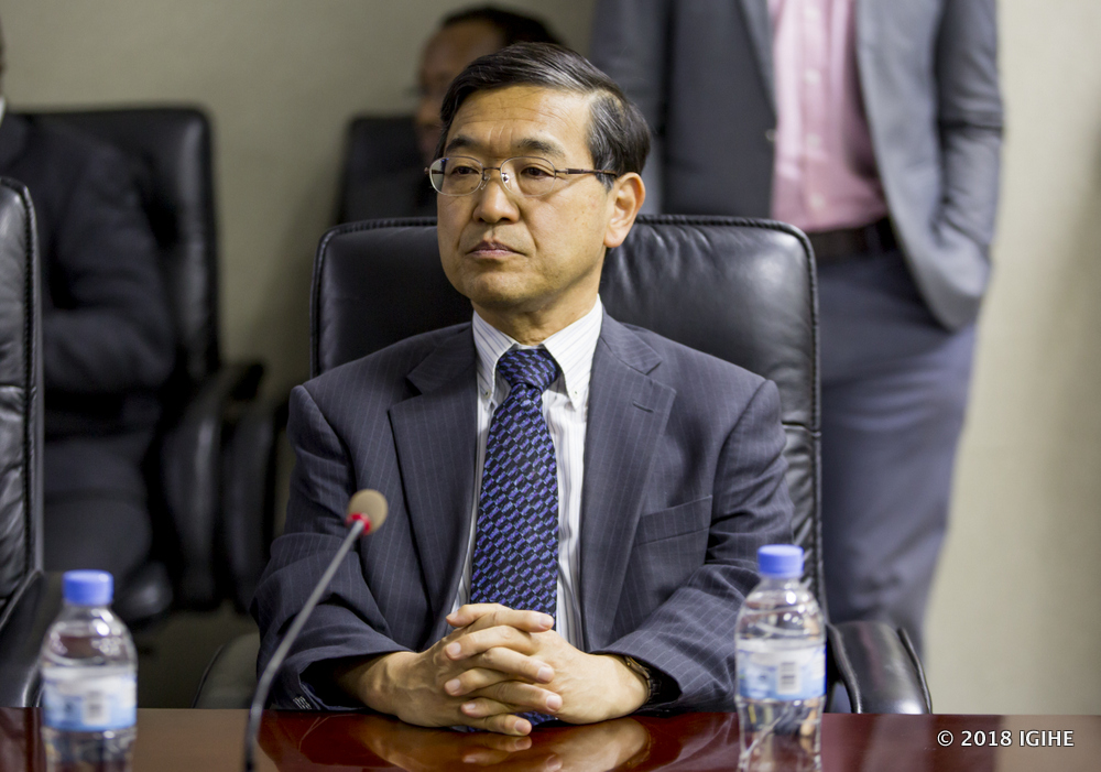 The Ambassador Japan to Rwanda, Mr. Takayuki Miyashita attended the event