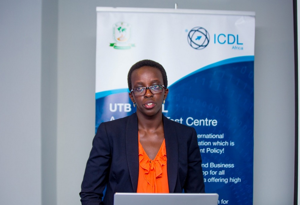 The Deputy Commissioner for Information and Technology at Rwanda Revenue Authority, Arlette Munezero acknowledged the importance of ICDL towards RRA workforce