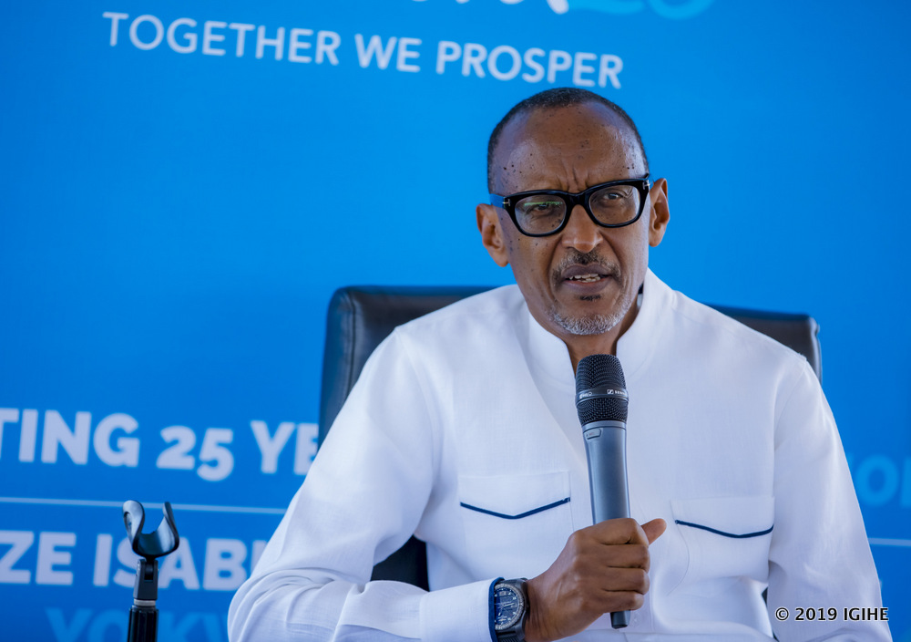 Kagame said the secret lies in knowing that ‘whatever you get will be on the basis of your efforts combined with others effort’.