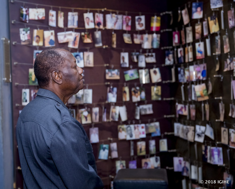 President Ouattara toured different parts of the memorial 