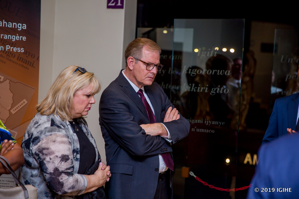 Elder Stevenson said that he feels much sorrow for the heroes and the victims of the Genocide against the Tutsi.