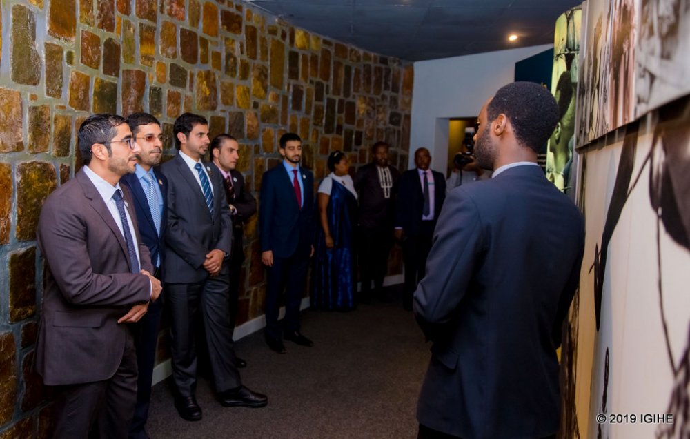 Al Hamli and his delegation were taken through the history of the 1994 Genocide against the Tutsi.