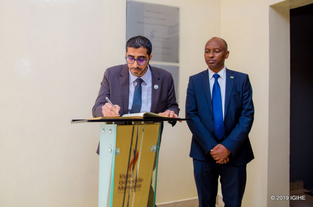 Minister Juma Al Hamli said he was moved by tragic history Rwanda experienced.