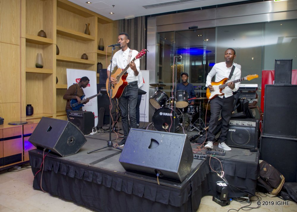 Salus Music Band was the first to go on stage