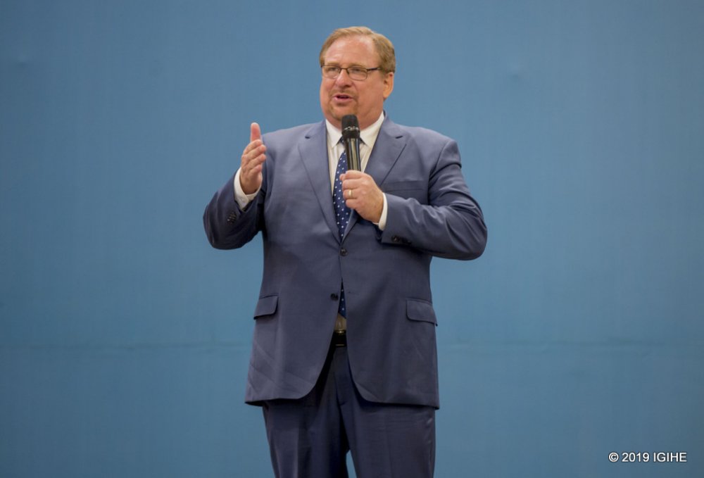 Pastor Rick Warren said that Rwanda has made remarkable progress despite hardships times the country endured