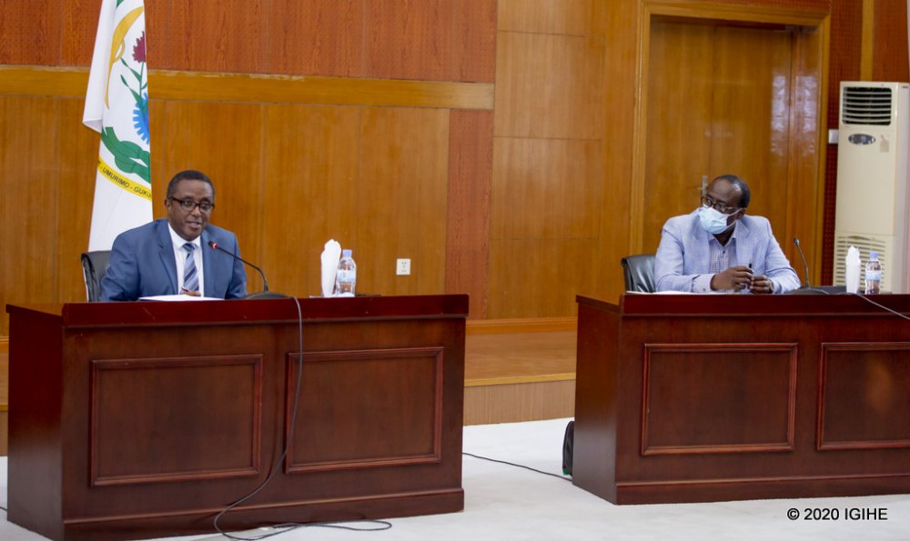  State Minister in charge of the East African Community,  Prof Nshuti Manasseh attended the meeting.