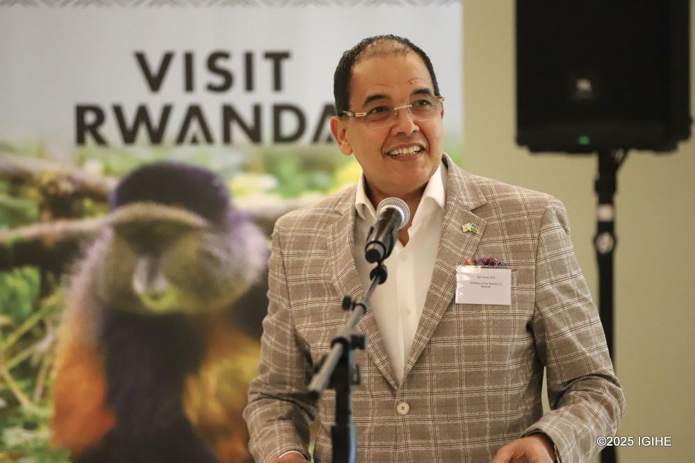 Amb. César emphasized Rwanda’s success in wildlife conservation, including the reintroduction of lions and rhinos, which has transformed Akagera National Park into a “Big Five” destination.