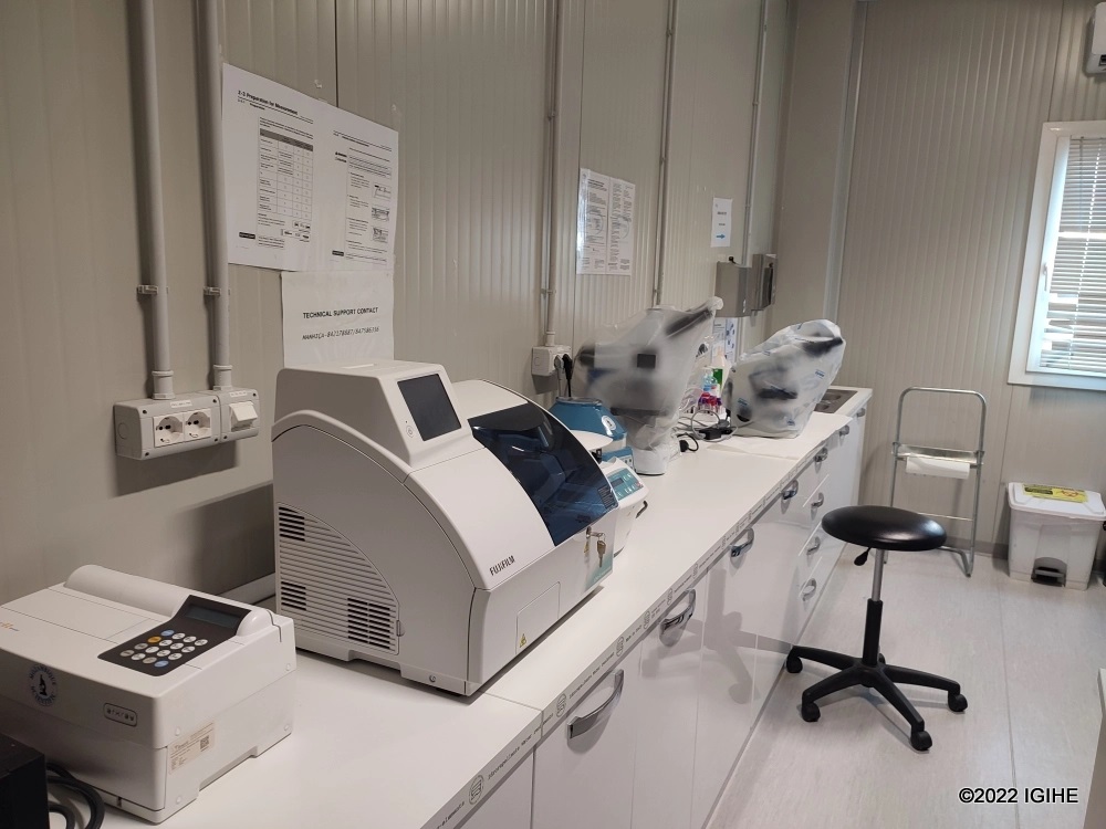 The RDF's field hospital in Cabo Delgado has enough equipment for diagnosis of diseases.