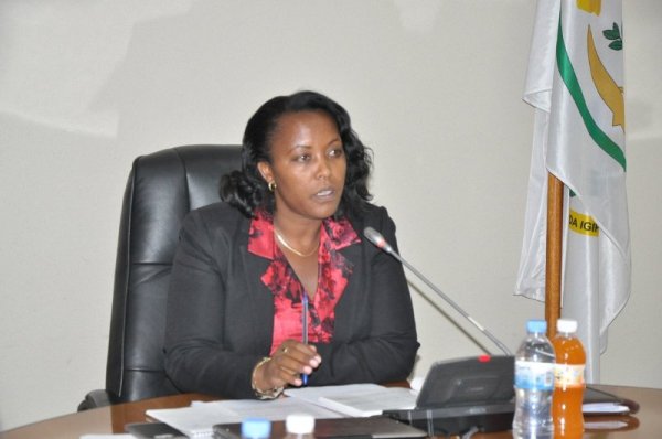 The Minister of Gender and Family promotion (MIGEPROF), Esperance Nyirasafari