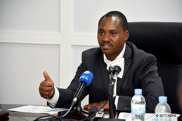 The CEO of Water and Sanitation Corporation (WASAC), Sano James