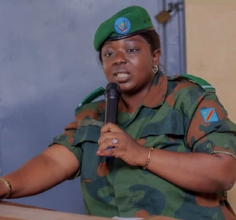 The DRC military arrested Ebabi on October 24 after a video showing her kissing her partner went viral on social media. She is currently being held at the Military Prosecutor's office.