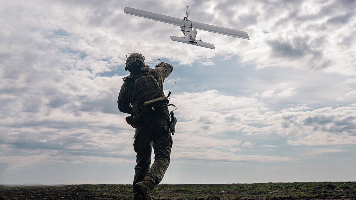 Russian air defense systems shot down 61 Ukrainian drones overnight, including two over the Moscow region, the Russian Defense Ministry said Friday.