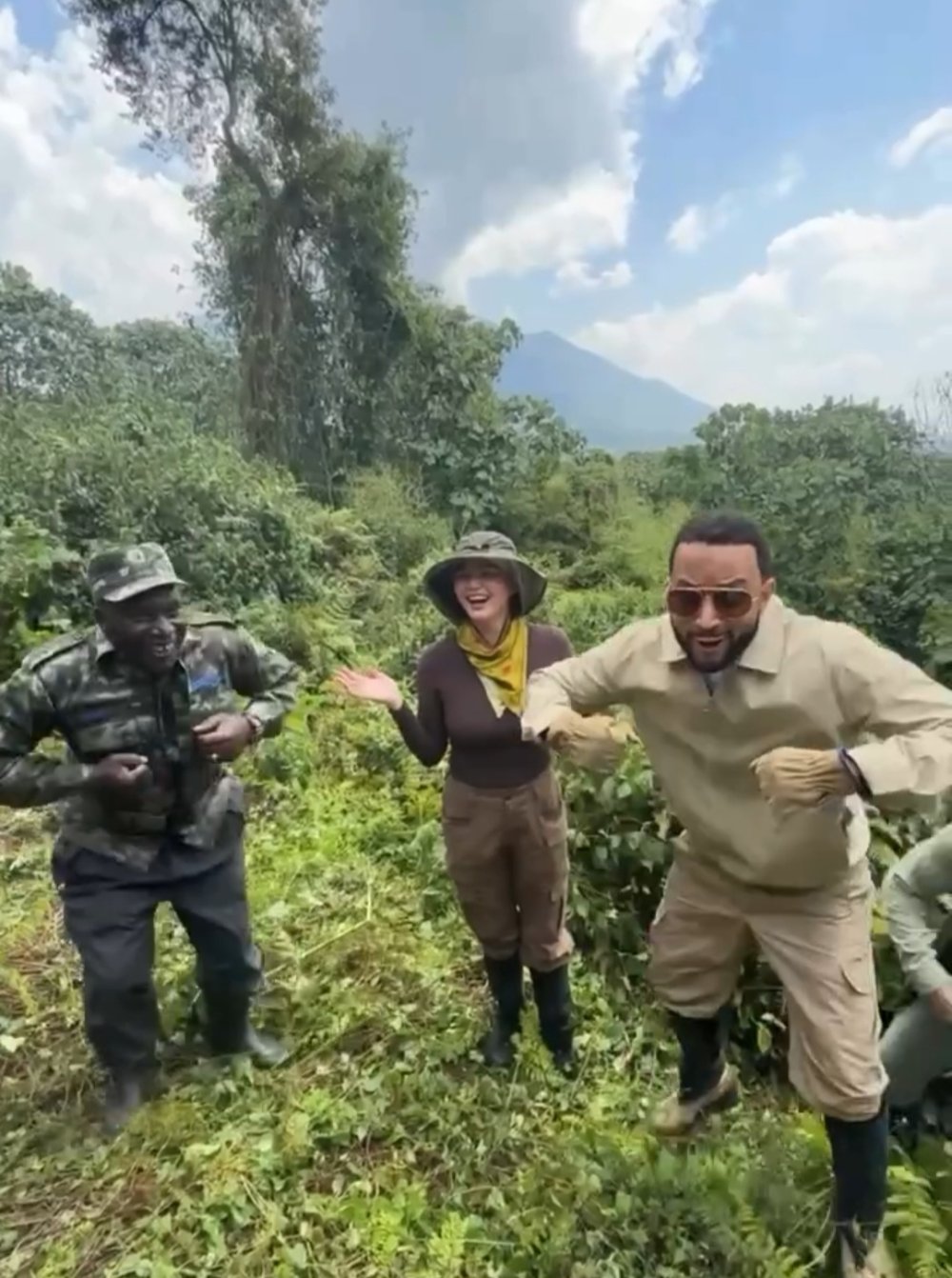 Grammy-winning singer John Legend and his wife, Chrissy Teigen, undertook a breathtaking gorilla trek in Rwanda during their visit for the "Move Afrika" concert, a Global Citizen initiative.