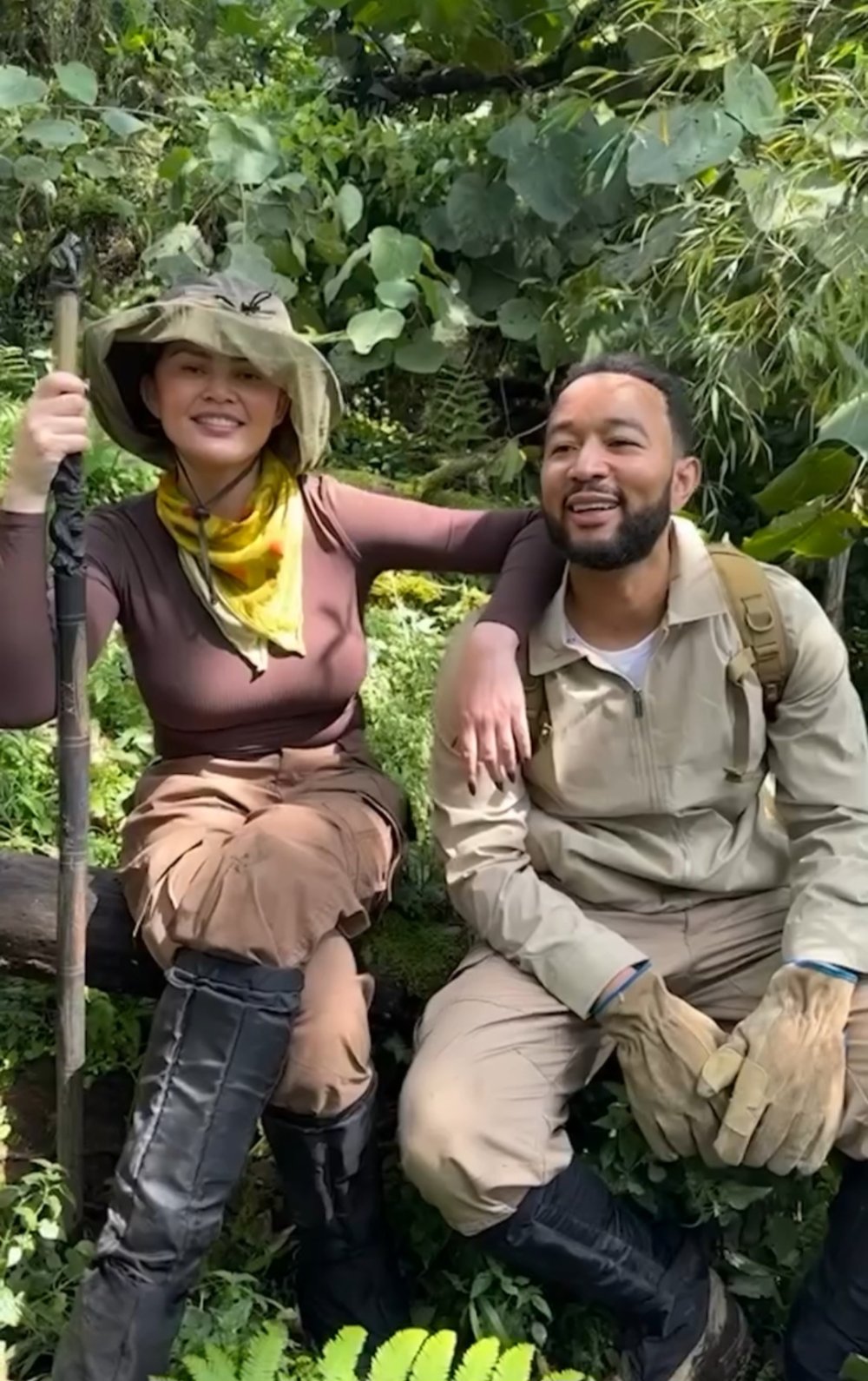 The couple arrived in Kigali on February 21, 2025, and while Legend headlined the concert, they also took time to explore Rwanda's rich natural beauty.