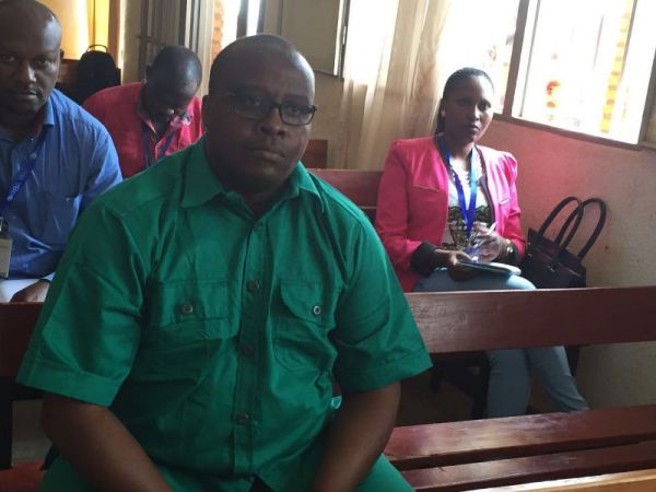 Lieutenant Henry Jean Bosco Seyoboka in court 